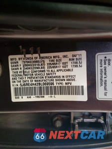 Zdjęcie 13 z 13 samochodu: 2011 HONDA CR-V SE VIN:5J6RE4H42BL069596 - miniatura