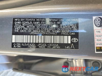 Zdjęcie 12 z 12 samochodu: 2023 TOYOTA MIRAI XLE VIN:JTDAAAAA2PA009463 - miniatura