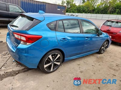 Trzecie zdjęcie samochodu z tyłu: 2019 SUBARU IMPREZA SPORT VIN:4S3GTAM63K3758216 - miniatura