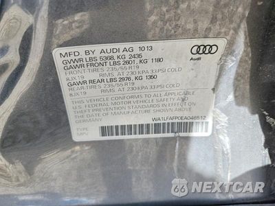 Zdjęcie 12 z 12 samochodu: 2014 AUDI Q5 PREMIUM PLUS VIN:WA1LFAFP0EA046512 - miniatura