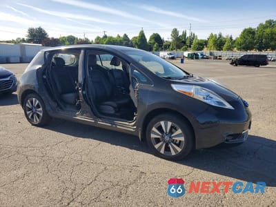 Czwarte zdjęcie samochodu z boku: 2013 NISSAN LEAF S VIN:1N4AZ0CP3DC415925 - miniatura