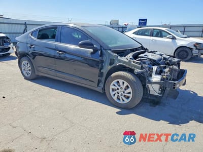 Czwarte zdjęcie samochodu z boku: 2019 HYUNDAI ELANTRA SE VIN:5NPD74LF8KH417568 - miniatura