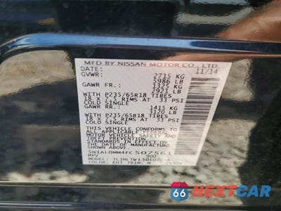 Zdjęcie 13 z 13 samochodu: 2015 INFINITI QX60 BASE VIN:5N1AL0MM4FC507561 - miniatura