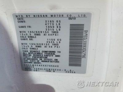 Zdjęcie 14 z 14 samochodu: 2019 NISSAN NV200 SV DELIVERY VAN VIN:3N6CM0KNXKK705648 - miniatura