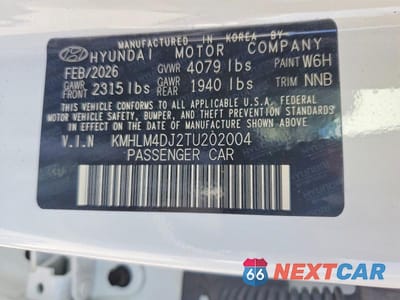 Zdjęcie 13 z 13 samochodu: 2026 HYUNDAI ELANTRA HYBRID BLUE VIN:KMHLM4DJ2TU202004 - miniatura