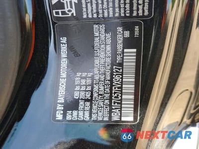 Zdjęcie 12 z 12 samochodu: 2015 BMW 228 XI VIN:WBA1F7C57FVX96127 - miniatura