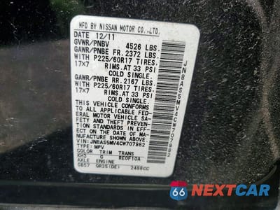Zdjęcie 13 z 13 samochodu: 2012 NISSAN ROGUE S VIN:JN8AS5MV4CW707982 - miniatura