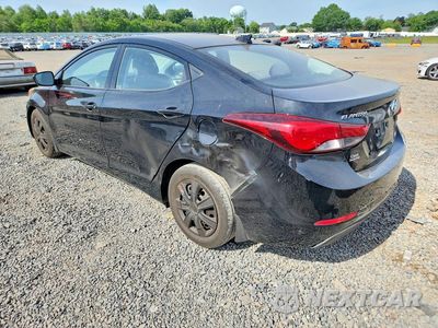 Drugie zdjęcie samochodu z przodu: 2016 HYUNDAI ELANTRA SE VIN:5NPDH4AE6GH732433 - miniatura