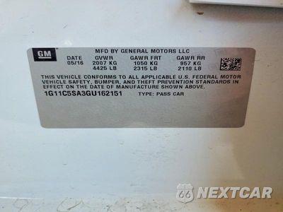 Zdjęcie 12 z 12 samochodu: 2016 CHEVROLET MALIBU LIMITED LT VIN:1G11C5SA3GU162151 - miniatura
