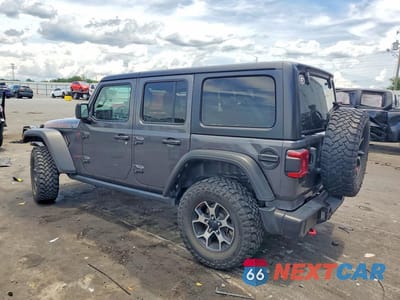 Drugie zdjęcie samochodu z przodu: 2021 JEEP WRANGLER UNLIMITED RUBICON VIN:1C4JJXFM4MW581686 - miniatura