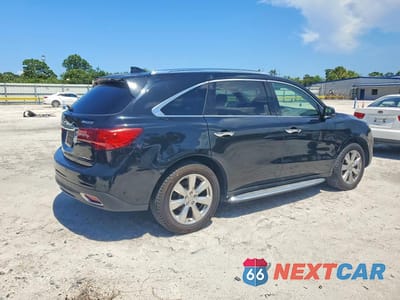 Trzecie zdjęcie samochodu z tyłu: 2016 ACURA MDX ADVANCE VIN:5FRYD4H92GB024604 - miniatura