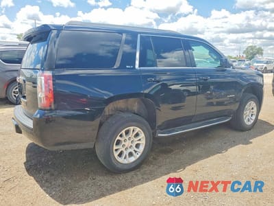 Trzecie zdjęcie samochodu z tyłu: 2020 GMC YUKON SLT VIN:1GKS2BKC0LR143380 - miniatura