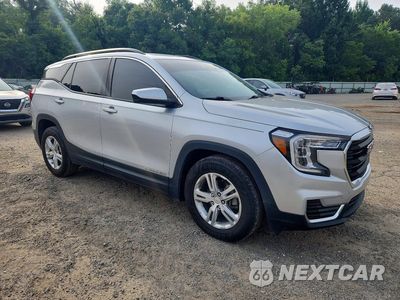 Czwarte zdjęcie samochodu z boku: 2022 GMC TERRAIN SLE VIN:3GKALMEV4NL201955 - miniatura