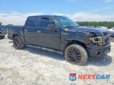 Czwarte zdjęcie samochodu z boku: 2010 FORD F-150 XLT SUPERCREW SUPERCREW VIN:1FTEW1E85AFC74978 - miniatura