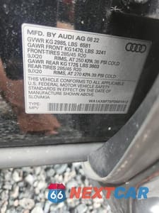 Zdjęcie 13 z 13 samochodu: 2023 AUDI Q7 PREMIUM VIN:WA1AXBF75PD001612 - miniatura