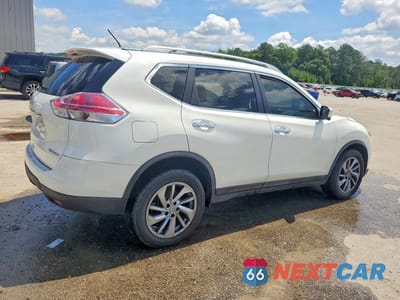 Trzecie zdjęcie samochodu z tyłu: 2015 NISSAN ROGUE SL VIN:5N1AT2MV0FC761112 - miniatura