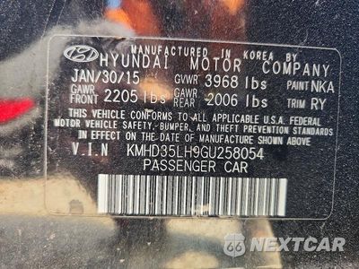 Zdjęcie 12 z 12 samochodu: 2016 HYUNDAI ELANTRA GT BASE VIN:KMHD35LH9GU258054 - miniatura