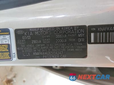 Zdjęcie 12 z 12 samochodu: 2014 KIA FORTE LX VIN:KNAFK4A62E5114247 - miniatura