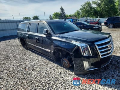 Czwarte zdjęcie samochodu z boku: 2017 CADILLAC ESCALADE ESV PREMIUM LUXURY VIN:1GYS4JKJ7HR230080 - miniatura