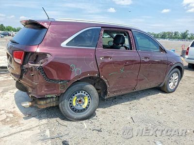 Trzecie zdjęcie samochodu z tyłu: 2016 KIA SORENTO LX VIN:5XYPG4A38GG122460 - miniatura