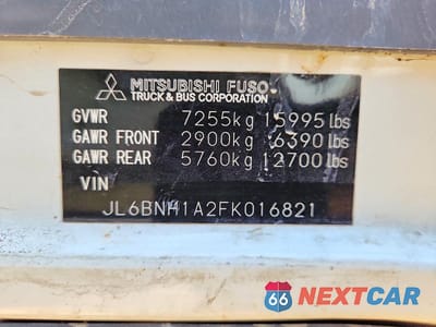 Zdjęcie 12 z 12 samochodu: 2015 MITSUBISHI FEC72S BOX TRUCK VIN:JL6BNH1A2FK016821 - miniatura