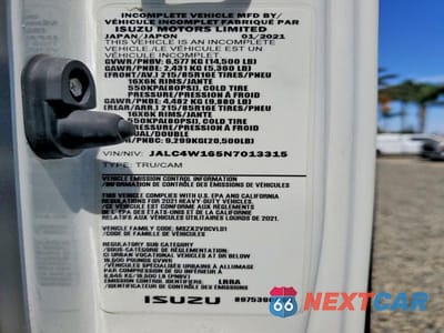 Zdjęcie 13 z 13 samochodu: 2022 ISUZU NPR HD VIN:JALC4W165N7013315 - miniatura