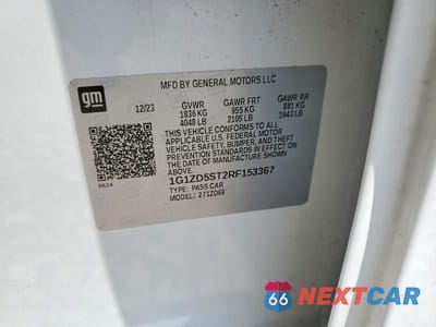 Zdjęcie 12 z 12 samochodu: 2024 CHEVROLET MALIBU LT VIN:1G1ZD5ST2RF153367 - miniatura