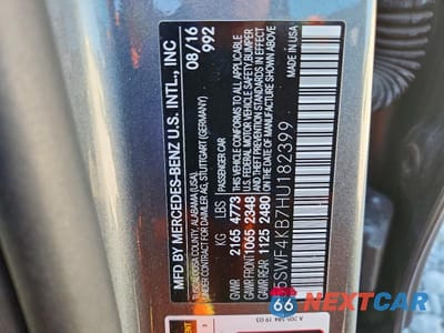 Zdjęcie 12 z 12 samochodu: 2017 MERCEDES-BENZ C 300 4MATIC VIN:55SWF4KB7HU182399 - miniatura