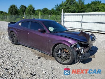 Czwarte zdjęcie samochodu z boku: 2022 DODGE CHARGER SCAT PACK VIN:2C3CDXGJXNH112448 - miniatura