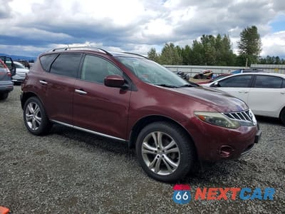 Czwarte zdjęcie samochodu z boku: 2009 NISSAN MURANO S VIN:JN8AZ18W59W160611 - miniatura