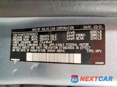 Zdjęcie 13 z 13 samochodu: 2013 VOLVO XC90 3.2 VIN:YV4952CZ8D1668673 - miniatura