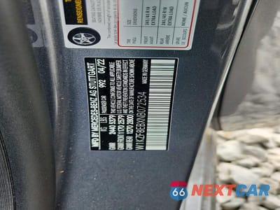 Zdjęcie 12 z 12 samochodu: 2022 MERCEDES-BENZ E 350 4MATIC VIN:W1KZF8EBXNB072534 - miniatura