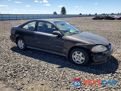 Czwarte zdjęcie samochodu z boku: 1997 HONDA CIVIC EX VIN:1HGEJ8243VL110405 - miniatura