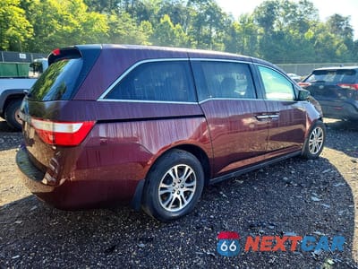 Trzecie zdjęcie samochodu z tyłu: 2012 HONDA ODYSSEY EXL VIN:5FNRL5H65CB041802 - miniatura