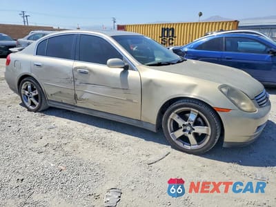 Czwarte zdjęcie samochodu z boku: 2003 INFINITI G35 BASE VIN:JNKCV51E43M311951 - miniatura
