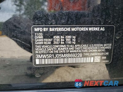 Zdjęcie 12 z 12 samochodu: 2021 BMW 330I VIN:3MW5R1J05M8B69228 - miniatura