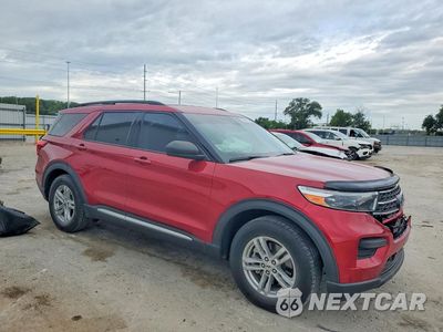 Czwarte zdjęcie samochodu z boku: 2022 FORD EXPLORER XLT VIN:1FMSK7DH3NGB61562 - miniatura