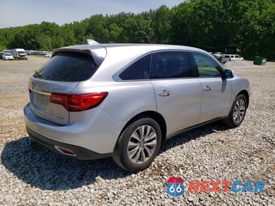 Trzecie zdjęcie samochodu z tyłu: 2015 ACURA MDX TECHNOLOGY VIN:5FRYD4H49FB028863 - miniatura