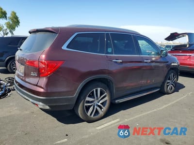 Trzecie zdjęcie samochodu z tyłu: 2017 HONDA PILOT ELITE VIN:5FNYF6H09HB065483 - miniatura