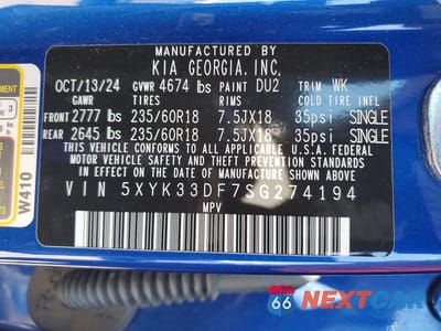 Zdjęcie 13 z 13 samochodu: 2025 KIA SPORTAGE EX VIN:5XYK33DF7SG274194 - miniatura