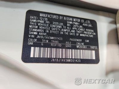Zdjęcie 13 z 13 samochodu: 2021 NISSAN ROGUE SPORT S VIN:JN1BJ1AV3MW301423 - miniatura