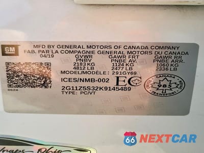 Zdjęcie 12 z 12 samochodu: 2019 CHEVROLET IMPALA LT VIN:2G11Z5S32K9145489 - miniatura