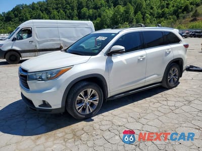 2015 TOYOTA HIGHLANDER XLE 5TDJKRFH0FS199721 - główne zdjęcie licytacji z USA - miniatura