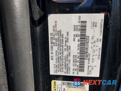 Zdjęcie 12 z 12 samochodu: 2018 FORD MUSTANG VIN:1FA6P8TH9J5183253 - miniatura