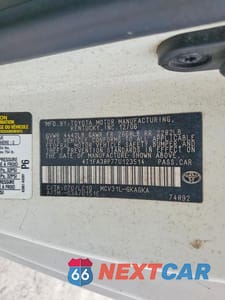 Zdjęcie 12 z 12 samochodu: 2007 TOYOTA CAMRY SOLARA SLE V6 VIN:4T1FA38P77U123514 - miniatura