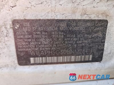 Zdjęcie 12 z 12 samochodu: 2011 BMW 328 I SULEV VIN:WBAPH5G50BNM78413 - miniatura