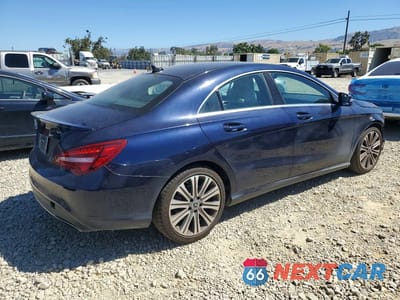 Trzecie zdjęcie samochodu z tyłu: 2018 MERCEDES-BENZ CLA 250 VIN:WDDSJ4EB0JN601667 - miniatura