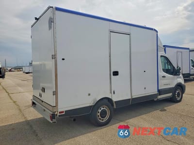 Trzecie zdjęcie samochodu z tyłu: 2020 FORD TRANSIT DELIVERY TRUCK VIN:1FDBW5Z80LKB40258 - miniatura