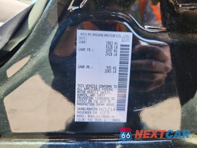 Zdjęcie 13 z 13 samochodu: 2026 NISSAN ALTIMA SV VIN:1N4BL4DV5TN305214 - miniatura