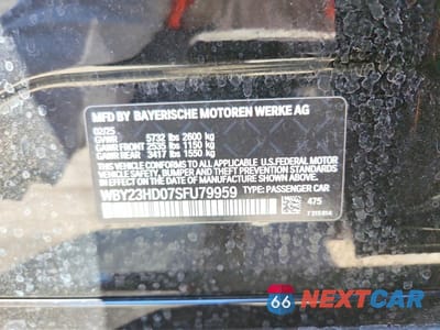 Zdjęcie 12 z 12 samochodu: 2025 BMW I4 EDRIVE 40 VIN:WBY23HD07SFU79959 - miniatura